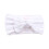 Bandeau bébé en nylon doux blanc, taille unique 1