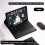 Étui clavier pour tablette Samsung Galaxy Tab compatible avec A8 10.5, 1