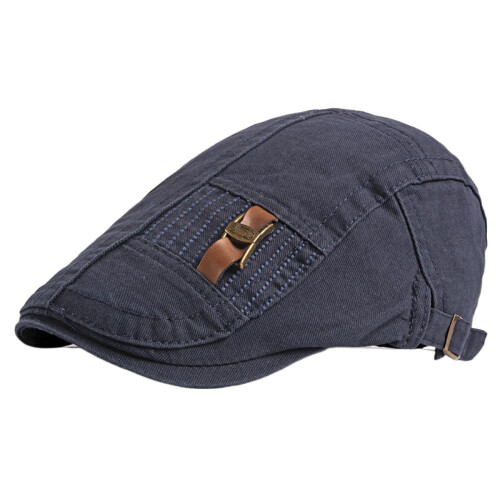 Men's Cotton Duckbill Cap Retro British Style Hat