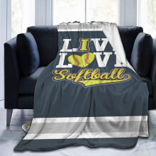 Couverture de softball en polaire microfibre 40 x 50 pouces