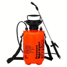 5L Pressurized Hand Sprayer with Adjustable Nozzle – Leakproof, Heavy-Duty, Compatible with Weed & Pest Control, Lawn Care, Home & Commercial Use