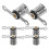 Hemoton 6pcs Light Bulb Sockets Physics Experiment Screw Lamp Holders Miniature Bulb Holders E10 1