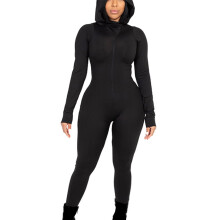 Women's Long Sleeve Seamless Yoga Jumpsuit