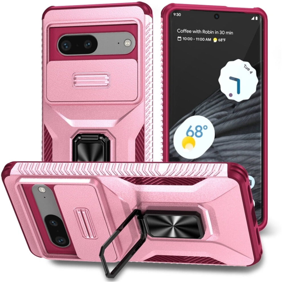 Google Pixel 7 5G Slim Shockproof Hybrid Case Pink 937196940653