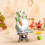 Easter Bunny Doll White Beard Carrot Desktop Ornament 6