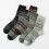 Men's Wool Socks Thermal Winter Thick Crew 5 Pairs 1