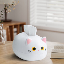 Dispenser de hârtie în formă de pisică, cutie de șervețele ecologică