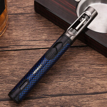 Butane Torch Lighter with Fuel Window Adjustable Flame 1