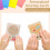 DIY Greeting Card Kit with 16 Cards, 16 Envelopes, and 4