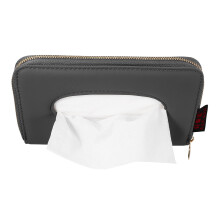 Dispensador de pañuelos para visera de coche con caja para servilletas