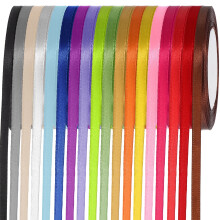Hochzeitsband, verschiedene Farben, 18 Rollen