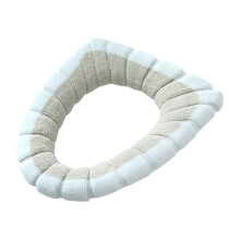 Coussinet de siège de toilette doux, épais, chaud et extensible