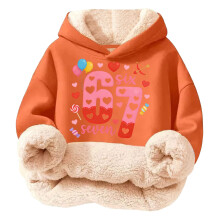 Kinderhoodie met veelkleurige print (1 stuk)
