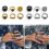 Punk Chain Rings Set Silver Gold Color 6 Pcs 4