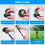 Outdoor Bug Zapper Solar Powered Waterproof 4PCS 7