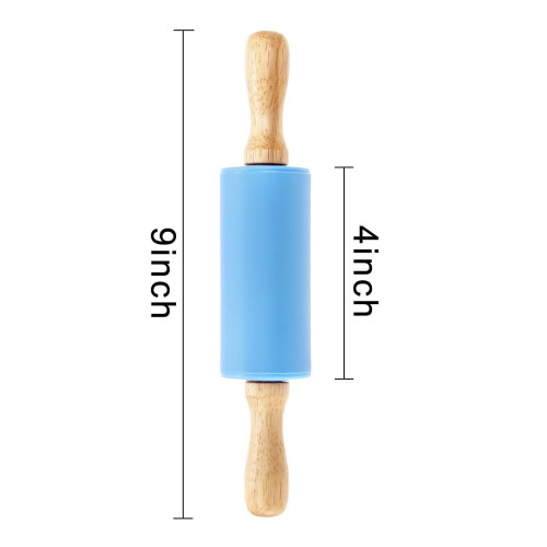 Mini-Nudelhölzer mit Holzgriffen, 8er-Pack, 23 cm 1