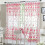 Sheer Floral Peony Curtains with Rod Pocket, 1 Panel, 39.37 1