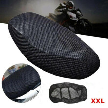 Motorcycle seat cover pad anti-slip breathable mesh XXL