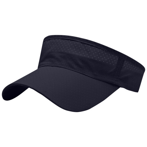 Sports Sun Visor Navy Lightweight Quick-Dry Packable Free