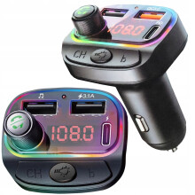 Car MP3 Bluetooth Player C14 RGB with PD/QC3.0 Fast Charging