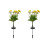 Solar-Gartenleuchten, Schneelotusblume, 7er-Pack 1