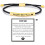Pulseira trançada ajustável em aço inoxidável 1