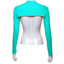 Bolero da donna aperto sul davanti, cardigan a maniche lunghe