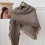 Damen-Wollschal, warm, einfarbig, mit Fransen, Strickschal 1