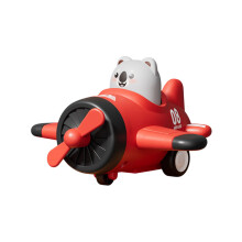Airplane Toy for Toddlers 1-3 Years, Push Plane with Animal