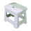 Foldable Stool Plastic Portable 8.66x7.09x7.68 in 1