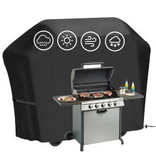 Gas Grill Cover 67 Inch Heavy Duty Waterproof Black