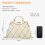 Γυναικεία καπιτονέ τσάντα clutch από τζιν με στρας και μαργαριτάρια 5