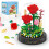 Conjunto de Bonsai com Buquê de Rosas Vermelhas para Meninas 1