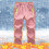 Pantaloni da sci impermeabili per bambini, rosa, foderati in pile, 5-6 anni. 2