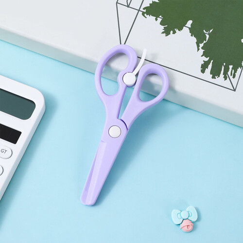 Plastic Safety Scissors Round Tip 1 Pair