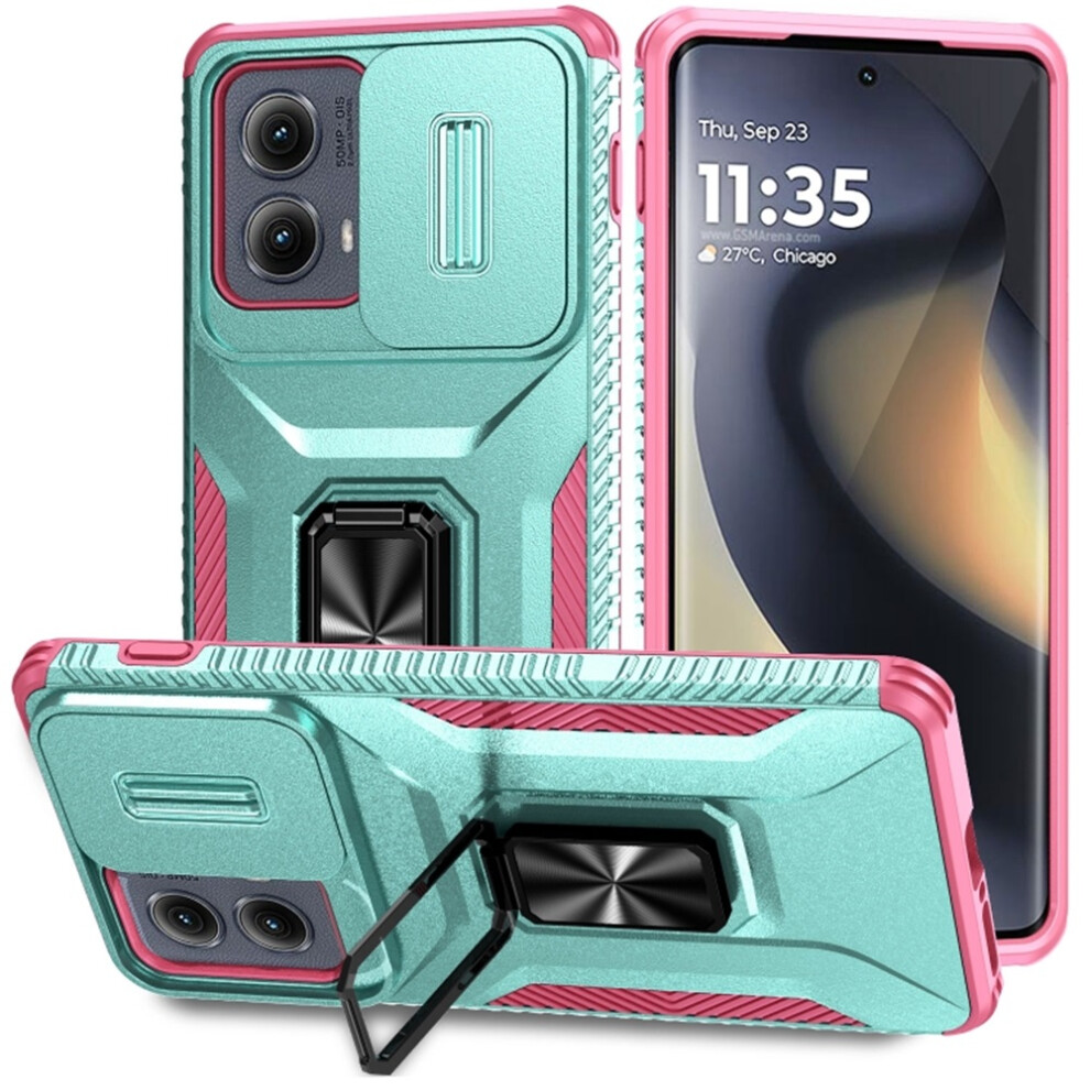 Motorola Edge 5G 2024 Slim Shockproof Hybrid Case Grey Green Green,Grey 937196946594
