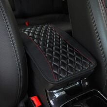Alfombrilla universal de cuero para reposabrazos de coche (1 pieza)