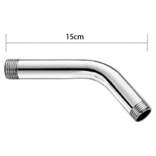 Shower Head Extension Arm Stainless Steel Straight Angled