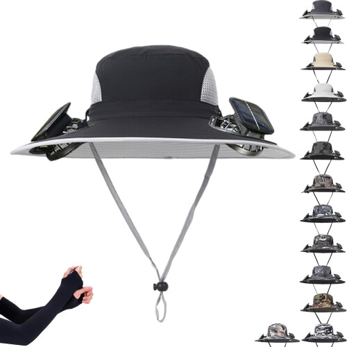 Καπέλο ψαρέματος Colitt Ultralight Solar Fan Sun Hat Ανδρικό Εξωτερικό