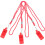 Emergency Survival Whistle with Lanyard 3 pcs 5