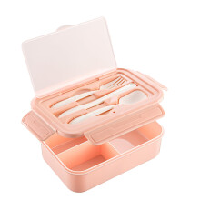 Leak-Proof Bento Box for Teens & Adults with Cutlery & Dressing Container – Meal Prep for Work, School, Travel (Not Microwave Safe)
