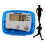 Pedometer for Walking Clip-on Step Counter Blue 7