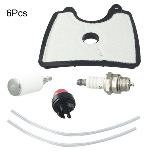 Air Fuel Filter Line Primer Bulb Spark Plug Kit for
