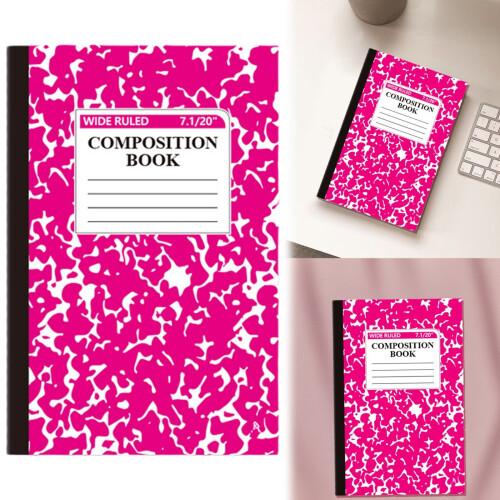 Wide Ruled Composition Book Marble Design 30 Sheets 80 Count 1