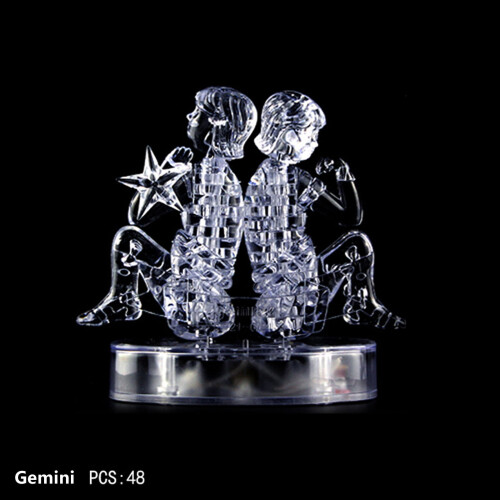 Krystalové puzzle LED Light12Zodiac3D puzzle