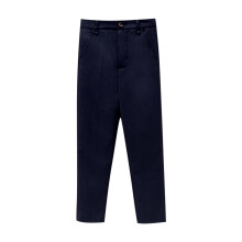 Boys Plaid Stretch Chino Pants Slim Fit Blue 15-16 Years