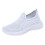 Willtoo Women's Arch Support Slip-Ons White Size 7W 3