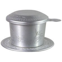 Filtre à café vietnamien cylindrique compact en aluminium, ensemble 1