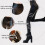 Dameslegging van imitatieleer met hoge taille en stretch 3