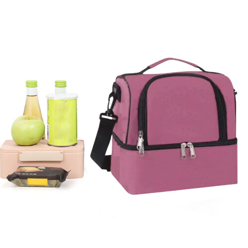 Sac isotherme pour déjeuner, imperméable, double couche, glacière 3 couches